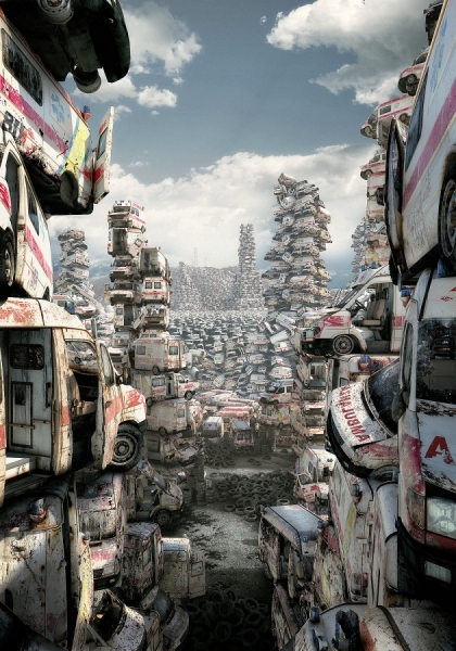 Photograph Alessandro Bavari Ambulances on One Eyeland