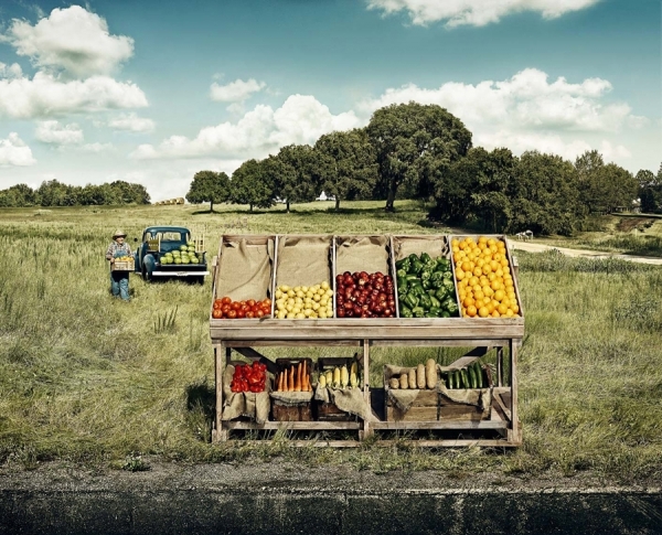 Photograph Pete Barrett Att Farm Stand on One Eyeland