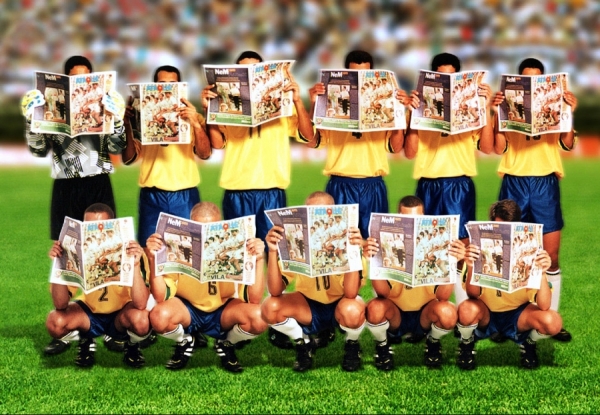 Photograph Mauro Risch Brazilian Soccer National Team on One Eyeland