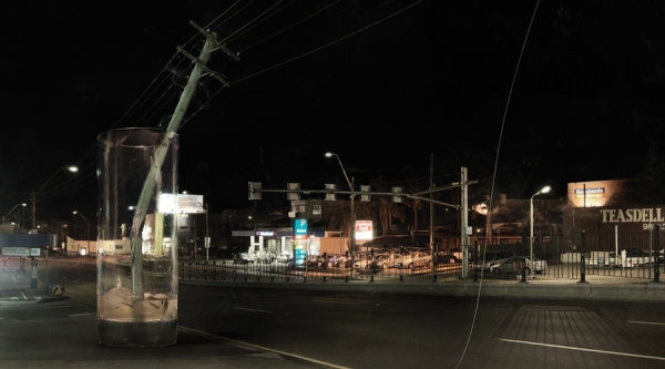Photograph Brock Elbank Broken Telegraph Pole on One Eyeland