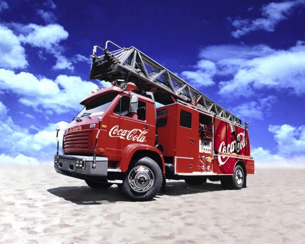 Photograph Mauro Risch Coke Fire Truck on One Eyeland