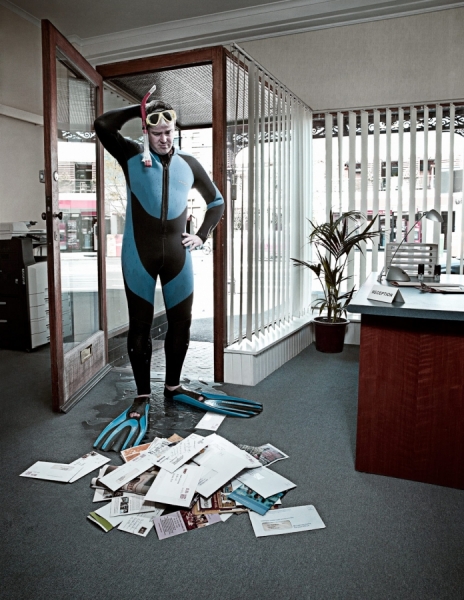 Photograph Derek Swalwell Diver on One Eyeland