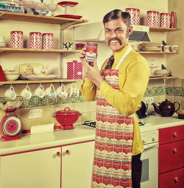 Photograph Lee Howell False Advertising Campbell Soup Man on One Eyeland