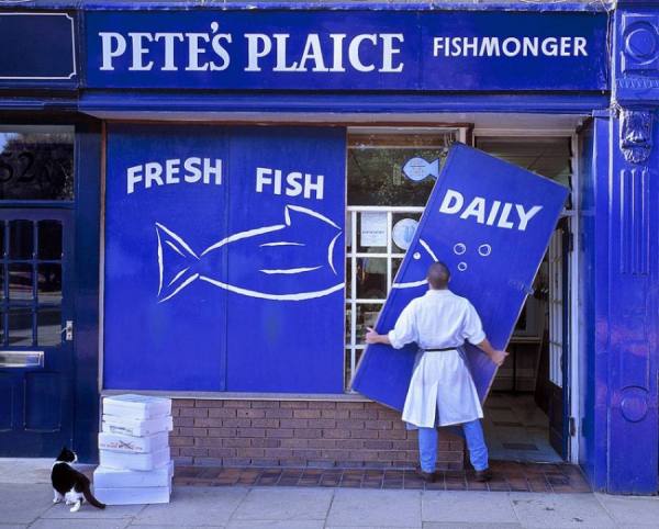 Photograph Craig Easton Fishmonger on One Eyeland