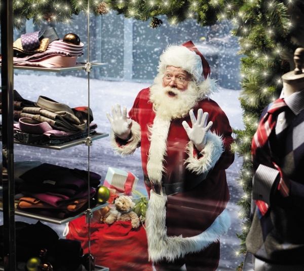 Photograph Philip Rostron Harry Rosen Santa on One Eyeland