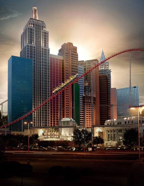Photograph Garrigosa  Las Vegas Roller Coaster on One Eyeland