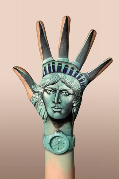 Photograph Guido Daniele Liberty Statue on One Eyeland