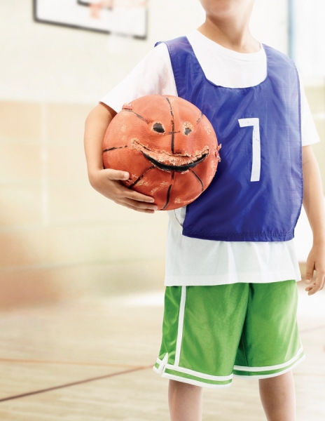 Photograph Philip Rostron Smiling Basketball on One Eyeland