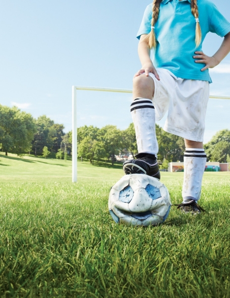 Photograph Philip Rostron Smiling Soccer Ball on One Eyeland