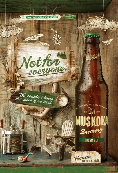 Photograph Philip Rostron Muskoka Brewery Cream Ale on One Eyeland