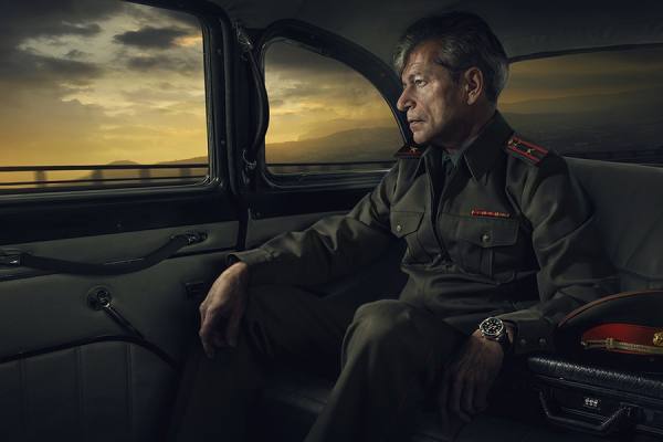 Photograph Sergei Tatarskikh Officer on One Eyeland