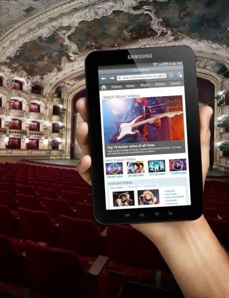 Photograph Stan Musilek Samsung Galaxy Tab Concert Hall on One Eyeland