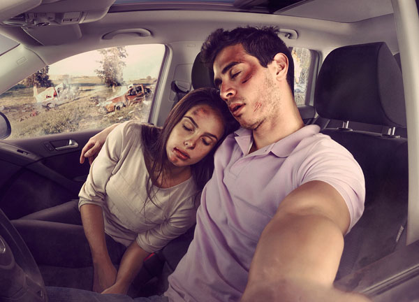 Photograph Diego Arrigoni Selfie Couple on One Eyeland