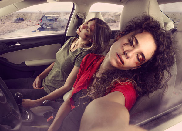 Photograph Diego Arrigoni Selfie Friends on One Eyeland