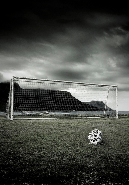 Photograph Bryan Traylor Soccer Ball on One Eyeland