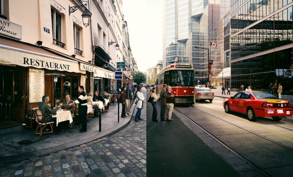 Photograph Simon Stock Street Scene Paris Toronto on One Eyeland