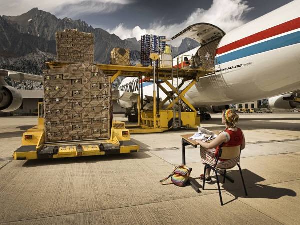 Photograph Roelof Lars Student Studies In Practice On Airport Platform on One Eyeland