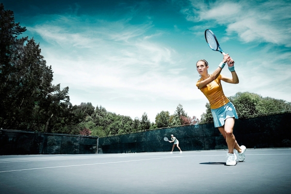 Photograph Jim Hughes Tennis Player on One Eyeland