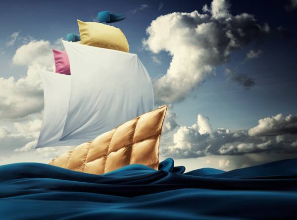 Photograph Paolo Cecchin Tissues In The Wind on One Eyeland