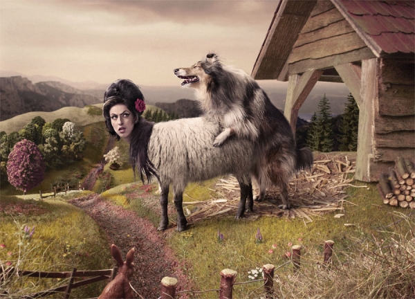 Photograph Frieke Janssens Amy on One Eyeland