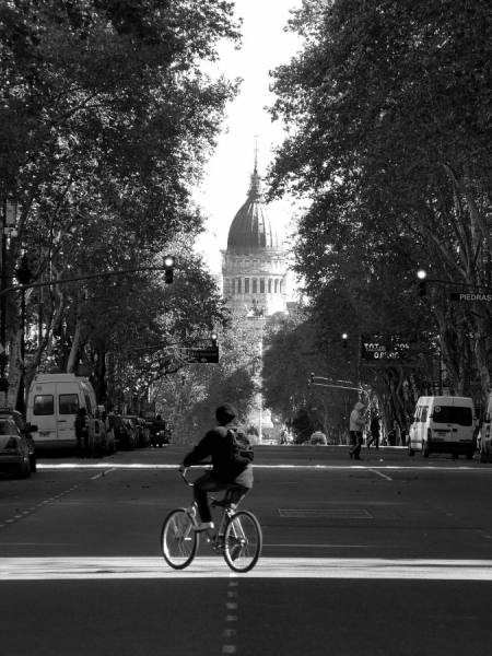 Photograph Daniel Coitinio Av De Mayo En Buenos Aires on One Eyeland
