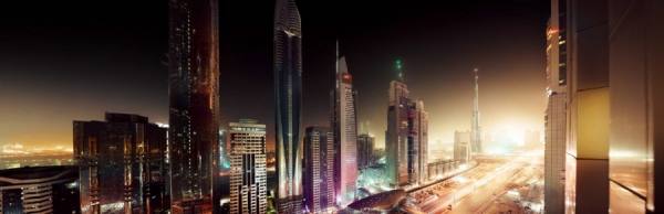 Photograph Thomas Schwoerer Dubai Cityscape on One Eyeland