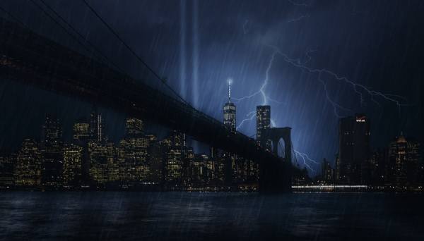 Photograph Jackson Carvalho Gotham Under Storm on One Eyeland