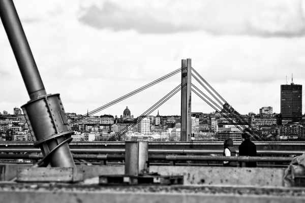 Photograph Stefan Amer Belgrade Bridge on One Eyeland
