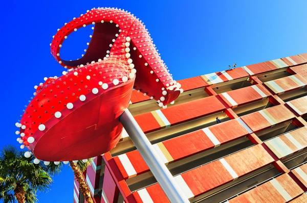 Photograph Mitchell Funk Big Red Shoe on One Eyeland