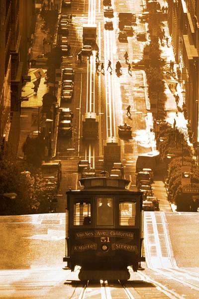 Photograph Mitchell Funk Cable Car 1 on One Eyeland