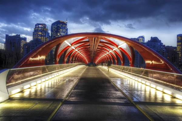 Photograph Larry Hamill Calgary Bridge 2 on One Eyeland