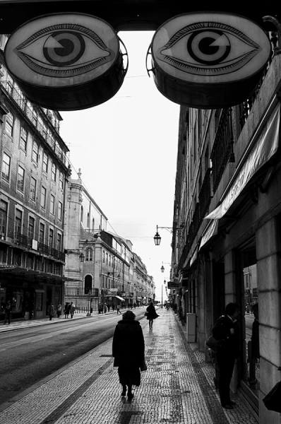 Photograph Vasco Leao City With Glasses on One Eyeland