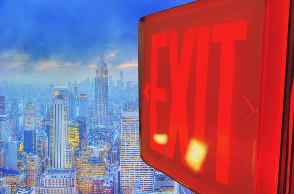 Photograph Mitchell Funk Exit To The Skyline on One Eyeland