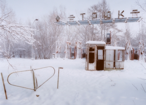 Photograph Anno Pieterse Irkutsk Frozen Fun Fair on One Eyeland