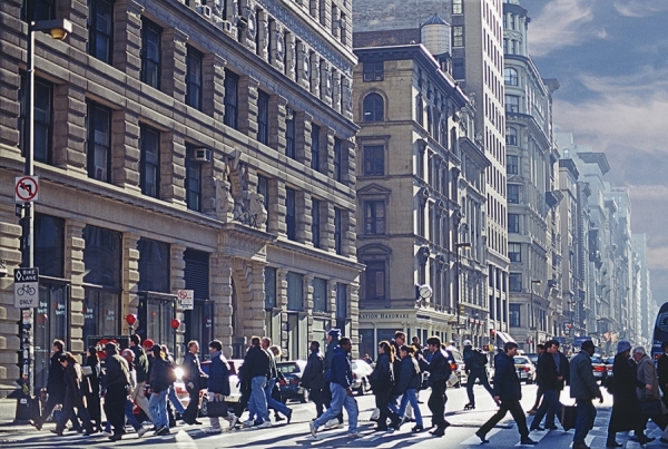 Photograph Mitchell Funk Lower Fifth Avenue on One Eyeland