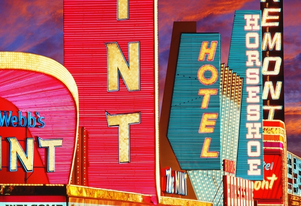 Photograph Mitchell Funk Neon Signs on One Eyeland