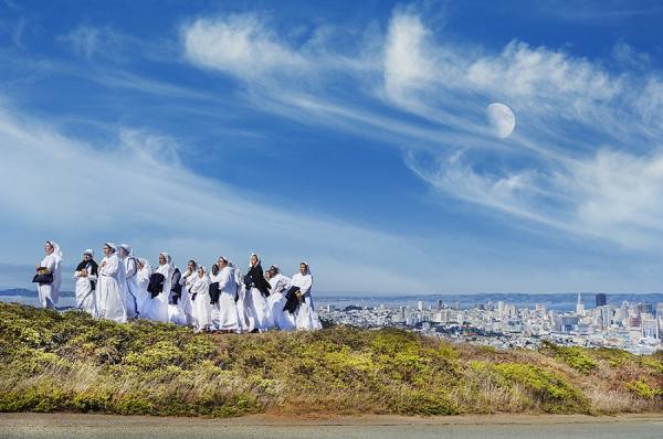 Photograph Mitchell Funk Nuns On Twin Peaks on One Eyeland