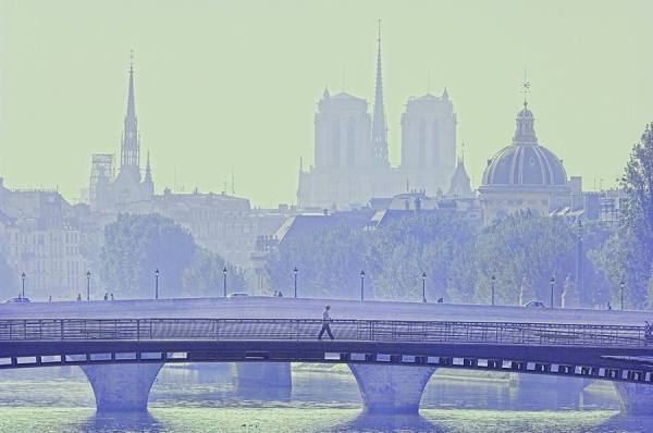 Photograph Mitchell Funk Paris Bridges on One Eyeland
