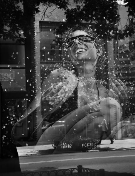 Photograph Lilyan Aloma Reflect West Broadway on One Eyeland