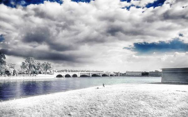 Photograph Artem Orlyanskii Saint Petersburg Trinity Bridge on One Eyeland
