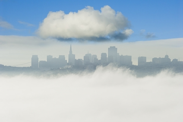 Photograph Mitchell Funk San Francisco Big Cloud on One Eyeland