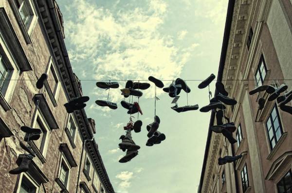 Photograph Eugenia Kyriakopoulou Shoes on One Eyeland