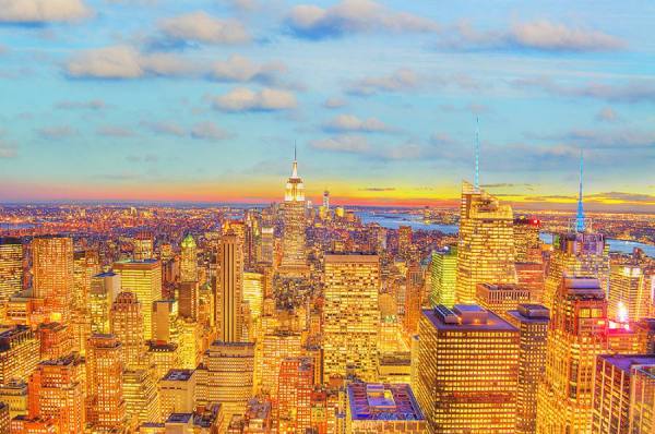 Photograph Mitchell Funk Skyline Nyc on One Eyeland