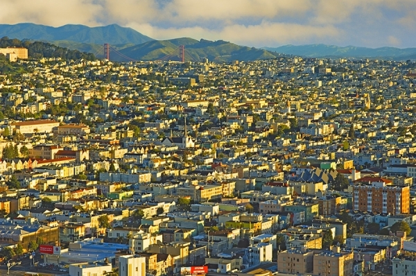 Photograph Mitchell Funk Sunrise San Francisco on One Eyeland