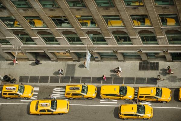 Photograph Laura Barisonzi Taxis From Above on One Eyeland