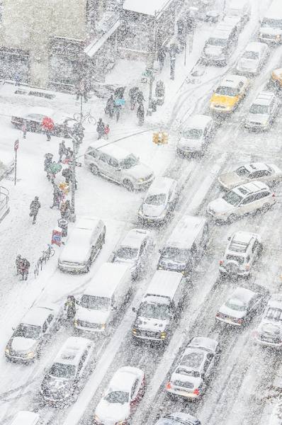 Photograph Mitchell Funk Traffic Blizzard 2 on One Eyeland