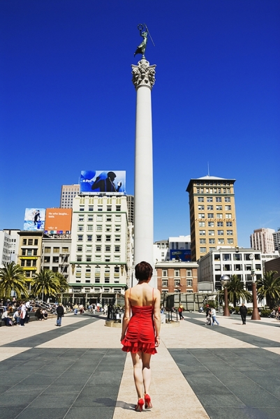 Photograph Mitchell Funk Union Square Girl on One Eyeland