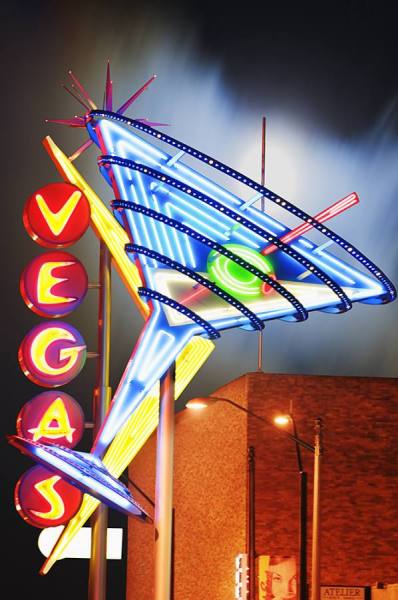 Photograph Mitchell Funk Vegas Neon Glass on One Eyeland