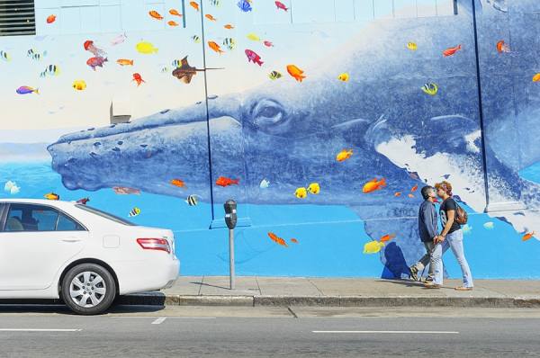 Photograph Mitchell Funk Whale Wall The Tenderloin on One Eyeland
