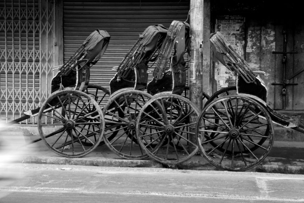 Photograph Aniruddha Ghosh Rickshaw on One Eyeland